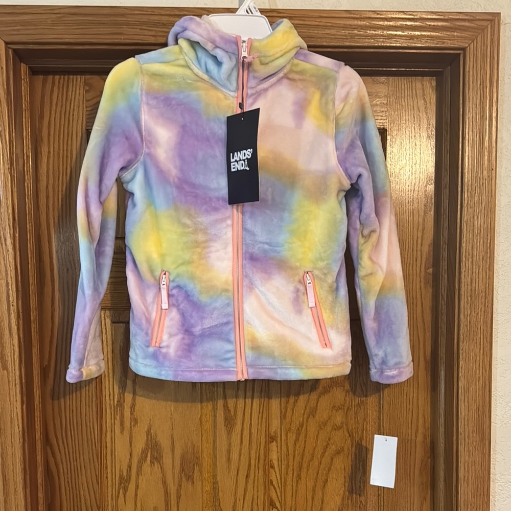 Lands' End Kids' Multicolor Fleece Jacket